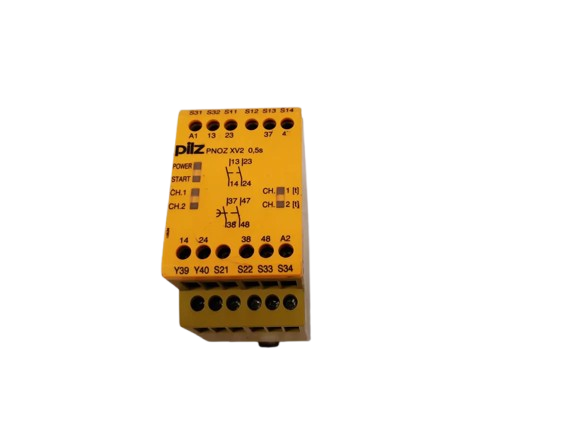 Pilz PNOZ XV2 0.5/24VDC 2N/O 2N/O Fix Safety Relay 0.5S Fest