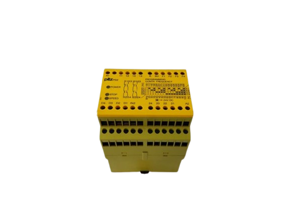 Pilz Pdz 24Vdc 2N/O 2N/C Programming Controller Frequency Safety Relay 24 Vdc