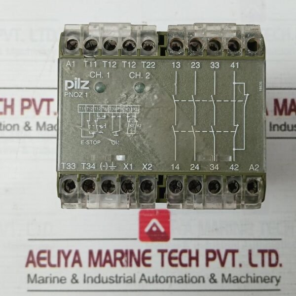 Pilz Pnoz 1 230 V Ac 3S1O Safety Relay 230Vac 6Va 50-60Hz