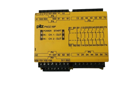 Pilz Pnoz X9P 24Vdc 7N/O 2N/C 2So Safety Relay 240V 8A 2000Va 19909