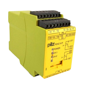 Pilz P2Hz X1P 24Vdc 3N/O 1N/C 2So Two-hand Control Relay Module Id No. 777340