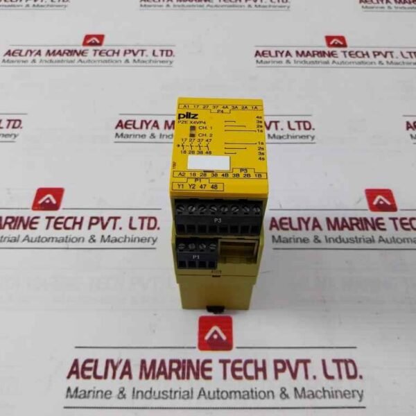 Pilz Pze X4Vp4 24Vdc 4N/O Safety Relay 24Vdc 2W 17257 24V 4A