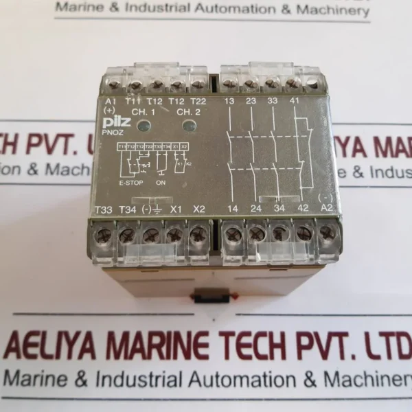 Pilz Pnoz 110Vac 3S 1O Safety Relay