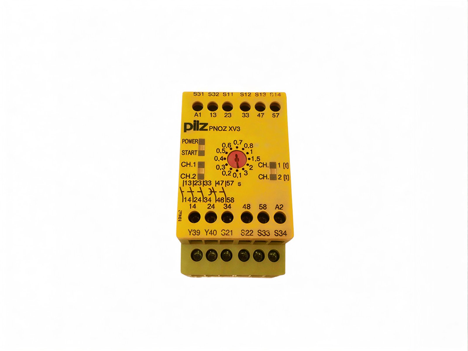 Pilz Pnoz Xv3 3/24 Vdc 3N/O 2N/O T Safety Relay 24 Vdc 4,5W Pilz Pnoz Xv3 3/24 Vdc 3N/O 2N/O T Safety Relay 24 Vdc 4,5W