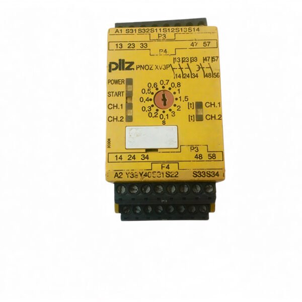 Pilz Pnoz Xv3P 24Vdc 3N/O 2N/O Safety Relay 8A, 24Vdc 4.5W 777512