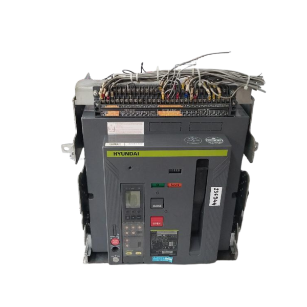 Hyundai Electric Uan25b3b Air Circuit Breaker 3 Pole 2500a 12kv 1000v