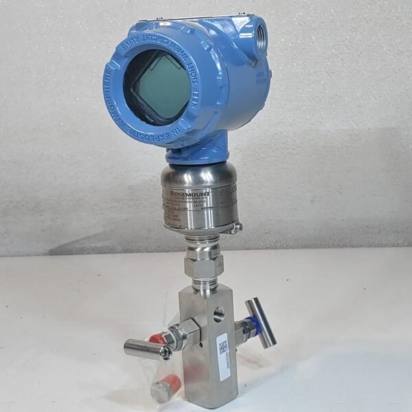 Rosemount 3051S1TG Pressure Transmitter w/ Manifold R306ET22BA11