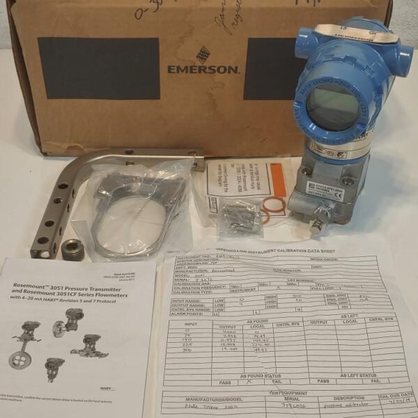 Rosemount 3051C Smart Pressure Transmitter 3051CD4A22A1AM5B4E5