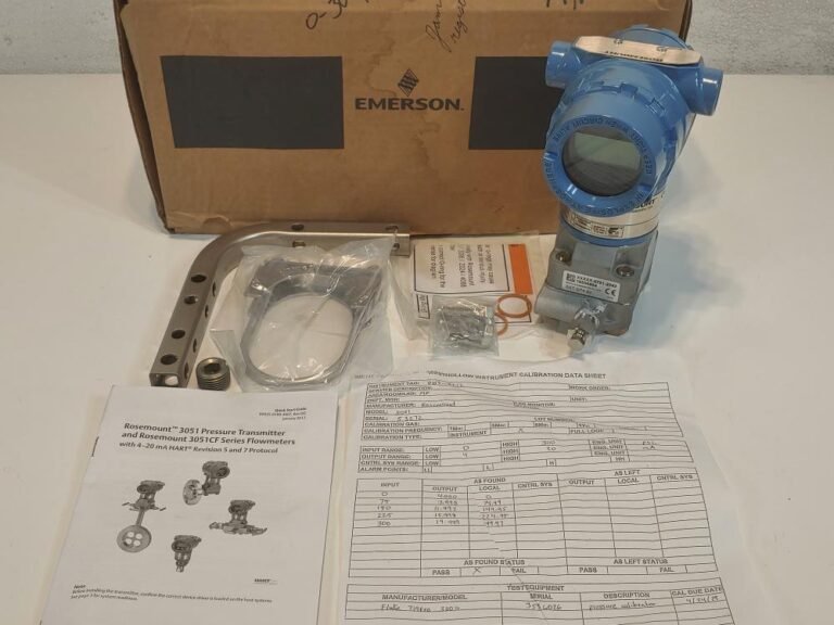 Rosemount 3051C Smart Pressure Transmitter 3051CD4A22A1AM5B4E5