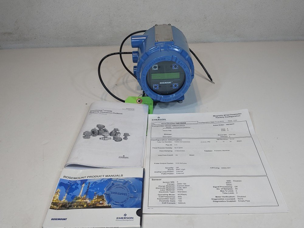 Rosemount 8732E Field Mount Magnetic Flow Meter Transmitter Rosemount 8732E Field Mount Magnetic Flow Meter Transmitter