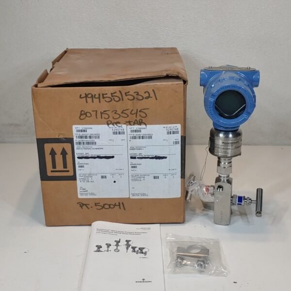 Rosemount Pressure Transmitter 3051S1TG2A2A11A1AB4E5M5 w/ Manifold