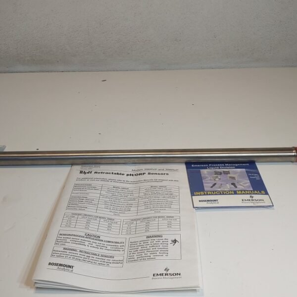 Rosemount PH AccuGlass TUpH Silcore Sensor 0396RVP-10-21-54