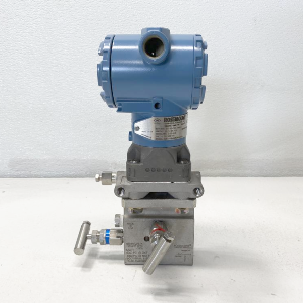 Rosemount 0-300 PSI Smart Pressure Transmitter 3051CG4A22A2AS6B4T1 w/ Manifold