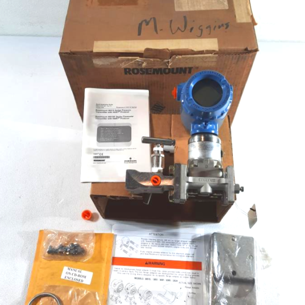 Rosemount Pressure 3051S Transmitter 300SLAAE5M5 w/Manifold