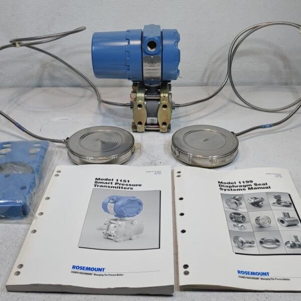 Rosemount 1151 Smart Pressure Transmitter 1151DP5S12S2M1B3 w/ diaphragm Seal