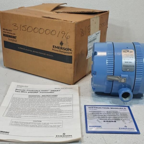 Rosemount Analytical 3081 PH/ORP Two Wire Conductivity Transmitter