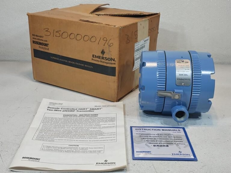 Rosemount Analytical 3081 PH/ORP Two Wire Conductivity Transmitter