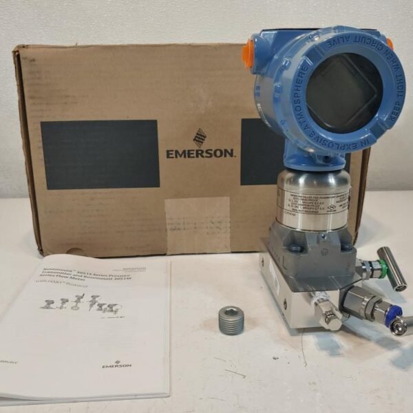 Rosemount Emerson 300S1AAD1E5M5 Pressure Transmitter w/ Manifold