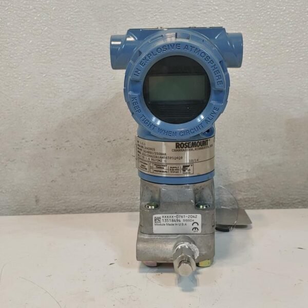 Rosemount 3051 HART Pressure Transmitter 3051CD4A22A1AM5E5P1Q4Q8