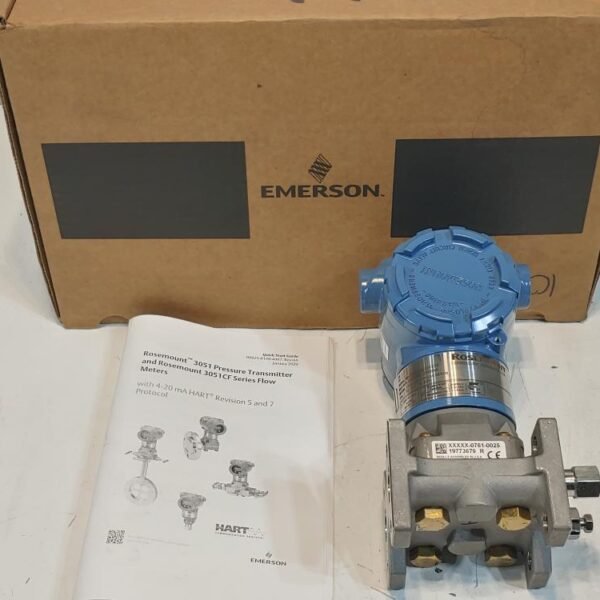 Rosemount Emerson 3051 Hart Pressure Transmitter 3051CD2A05A1AH3E5CN
