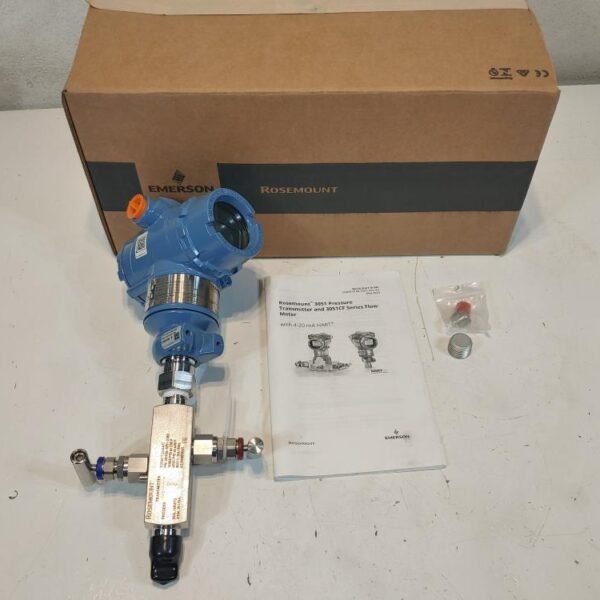 Rosemount 3051 Smart Family Pressure Transmitter 3051TG4A2B21AS5E5M5 w/Manifold