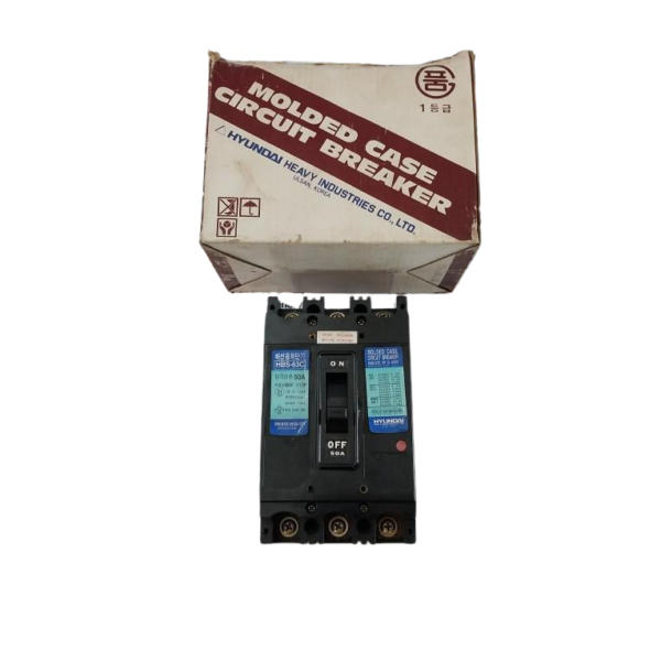 Hyundai Hbs-63c Molded Case Circuit Breaker 50a Ac440v 7.5ka 10-3-1244